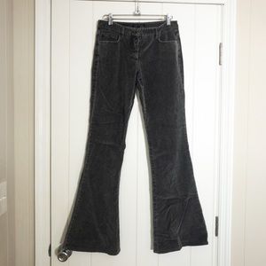Theory Flare Grey Corduroy Pants